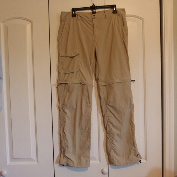 Columbia Size 14 Convertible Omni Shade Sun Protection Hiking Pants - Picture 1 of 16